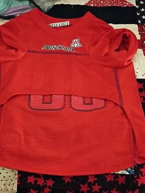 Arizona Jean Company Red Kids Mesh Football Top